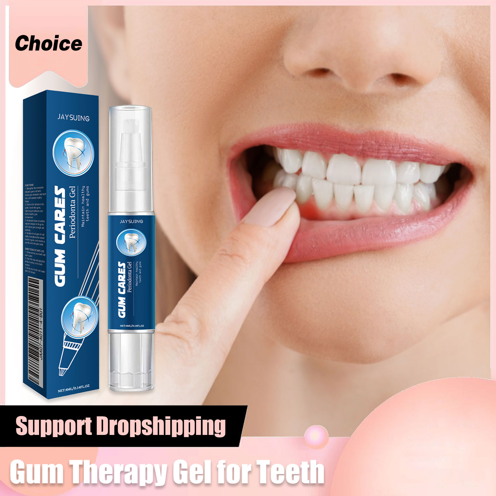 Whitening Pen Bleach - Gel de thérapie des gencives pour