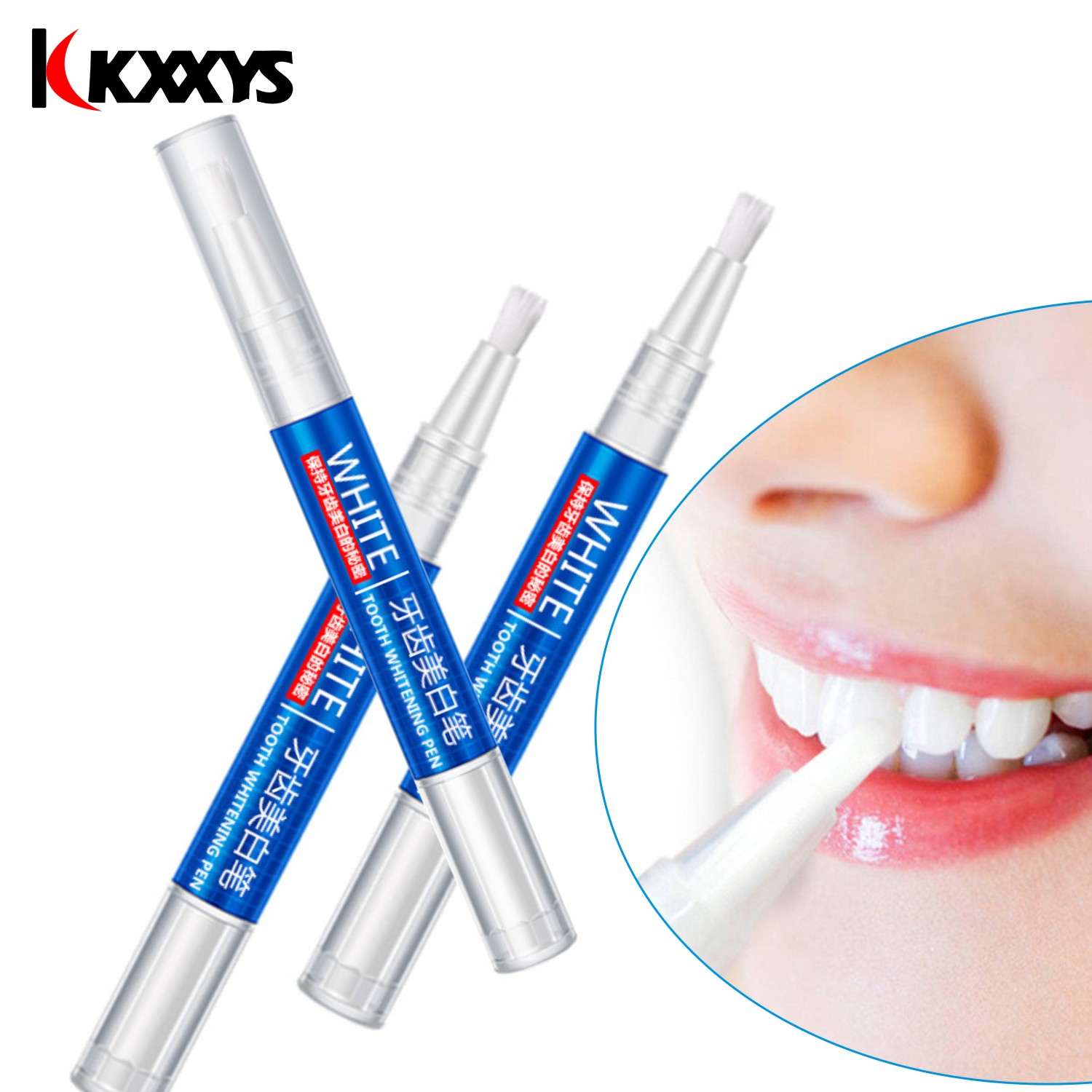 Whitening Pen Bleach - Stylo de blanchiment des dents blanc