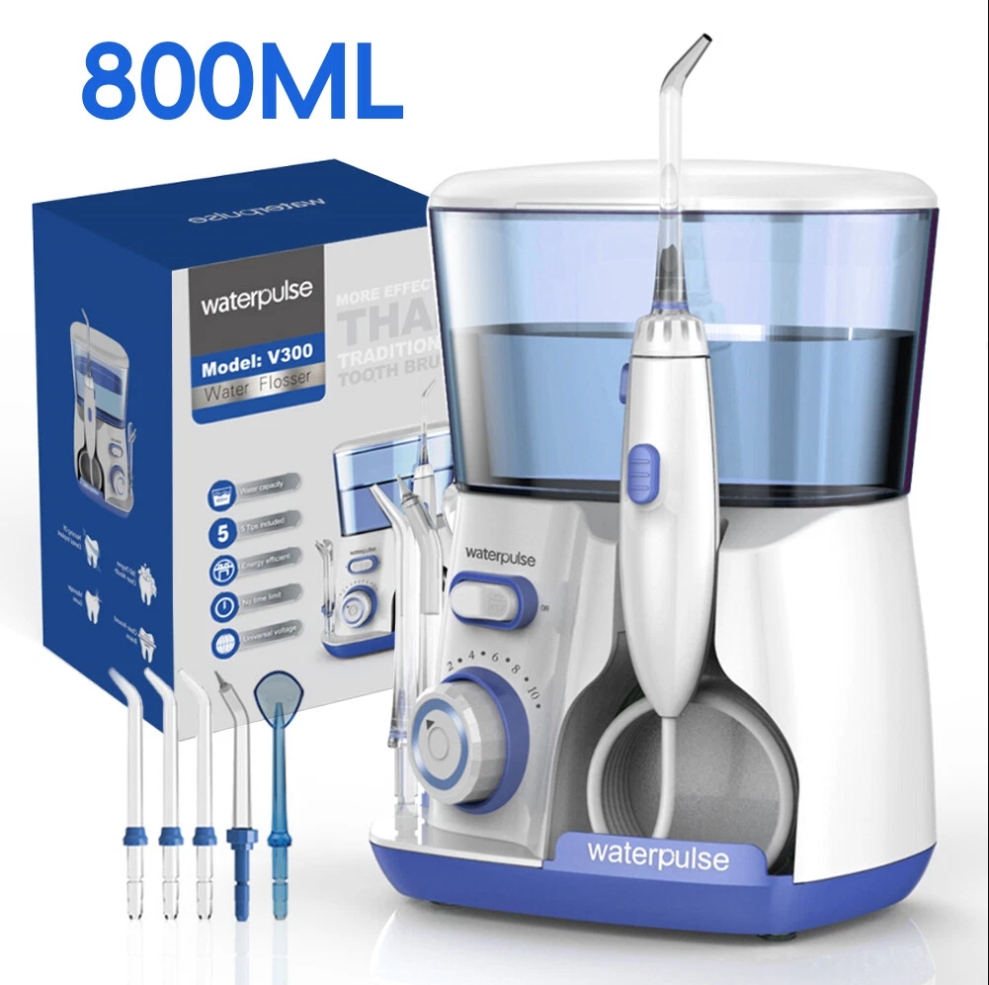 Water Flosser Cordless - Waterpulse V300 800ml hydropulseur électrique irrigateur