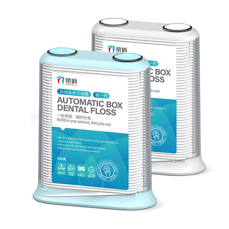 Dental Floss Picks - Distributeur automatique de cure-dents, étui de