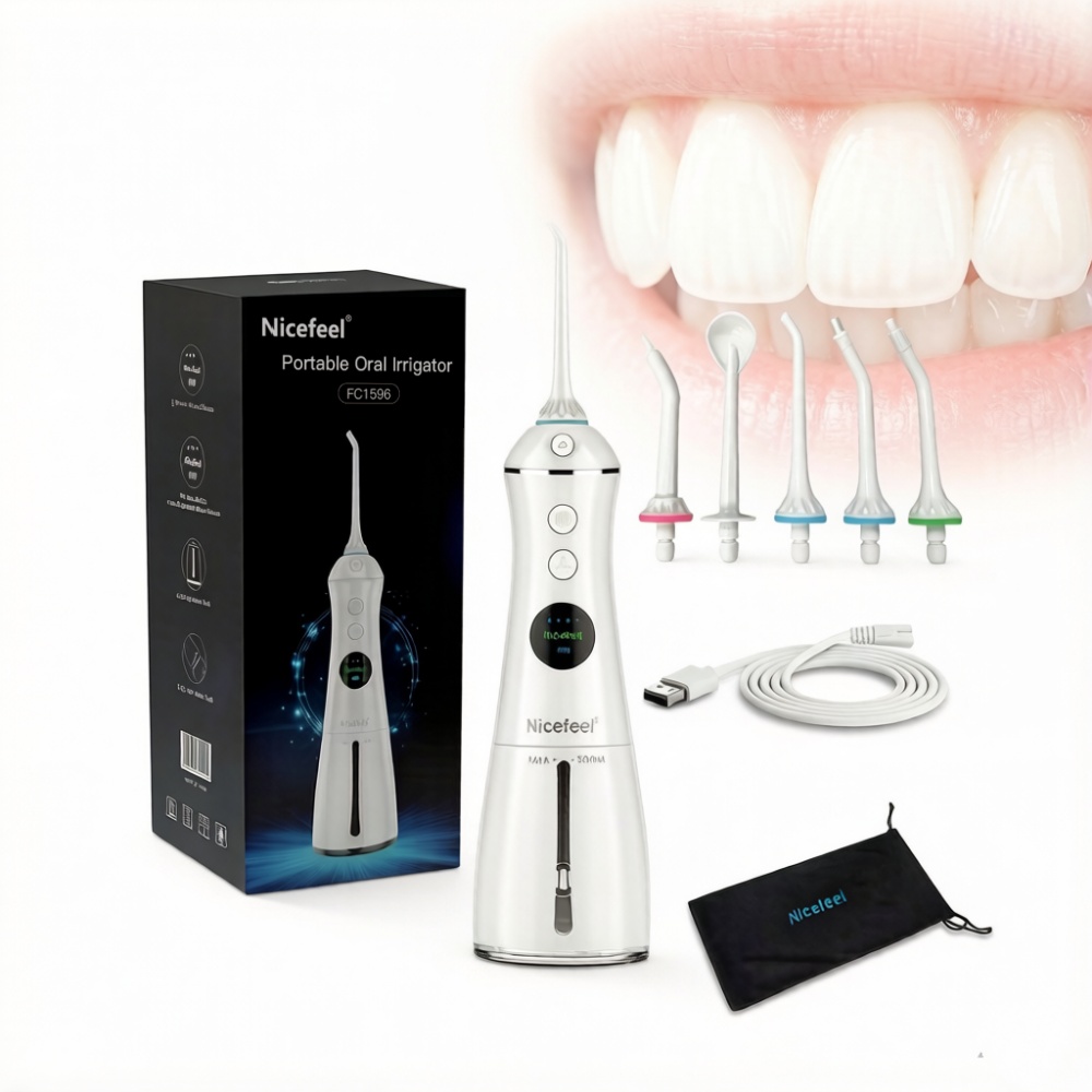 Water Flosser Cordless - Hydropulseur portable sans fil avec écran