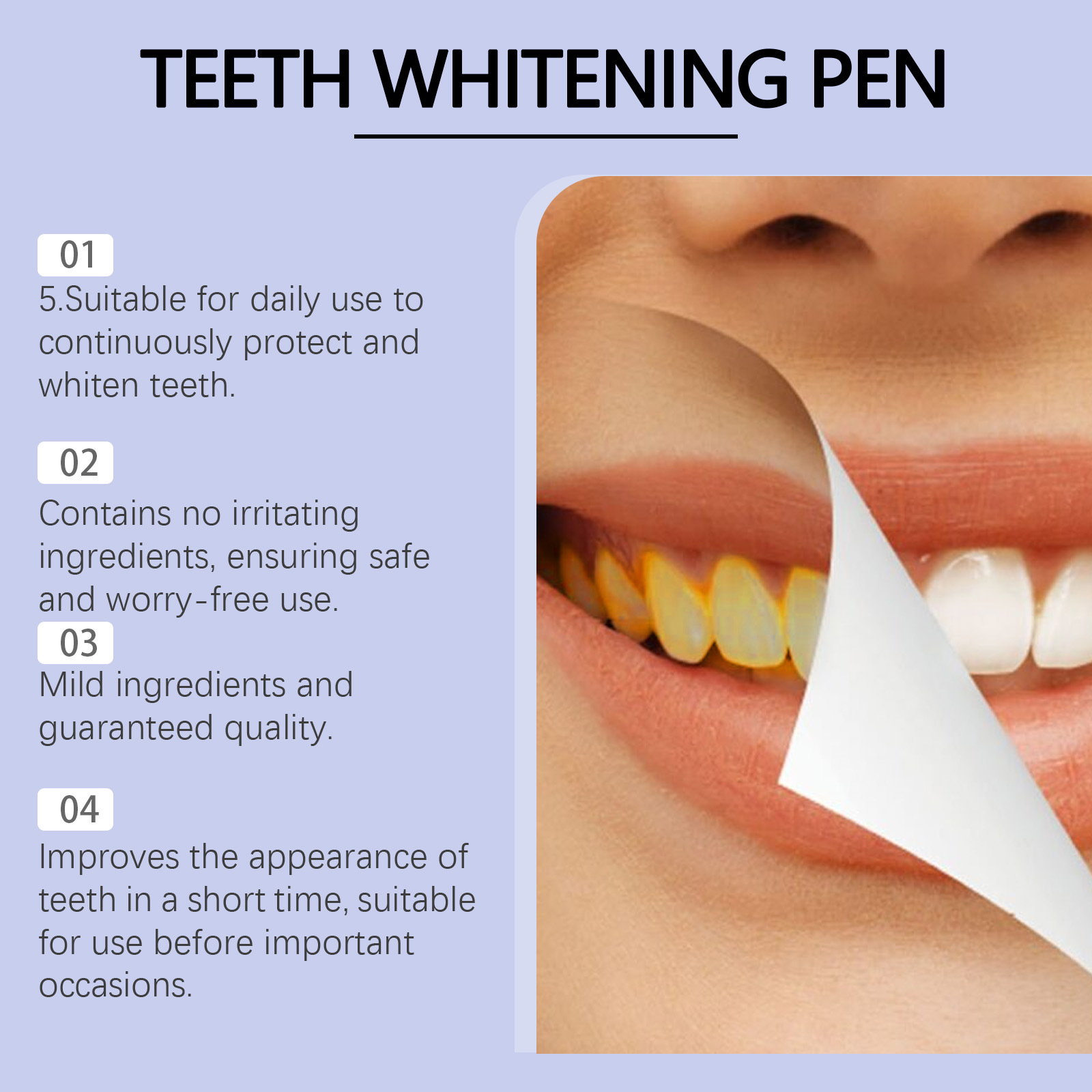 Stylo blanchissant pour les de - Whitening Pen Bleach avis et prix