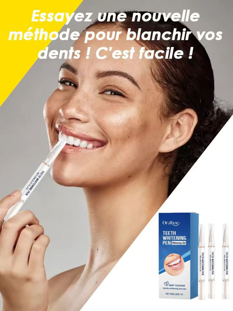 Lot de 2 stylos blanchissants  - Teeth Whitening Gel Pen avis et prix