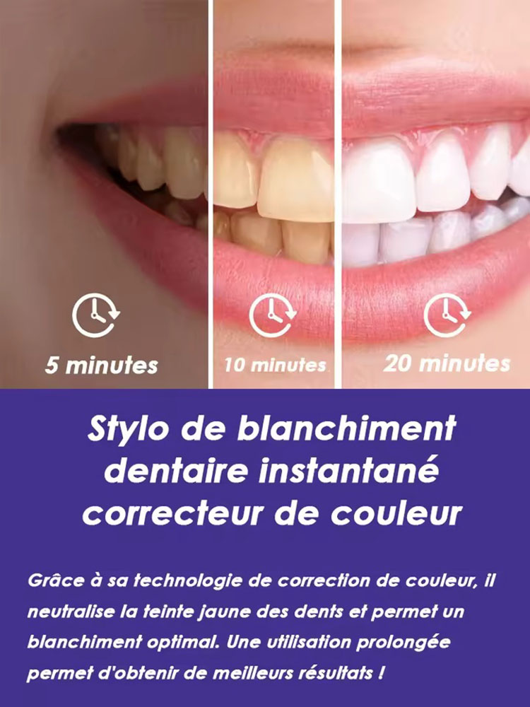 Lot de 2 stylos blanchissants  - Teeth Whitening Gel Pen avis et prix