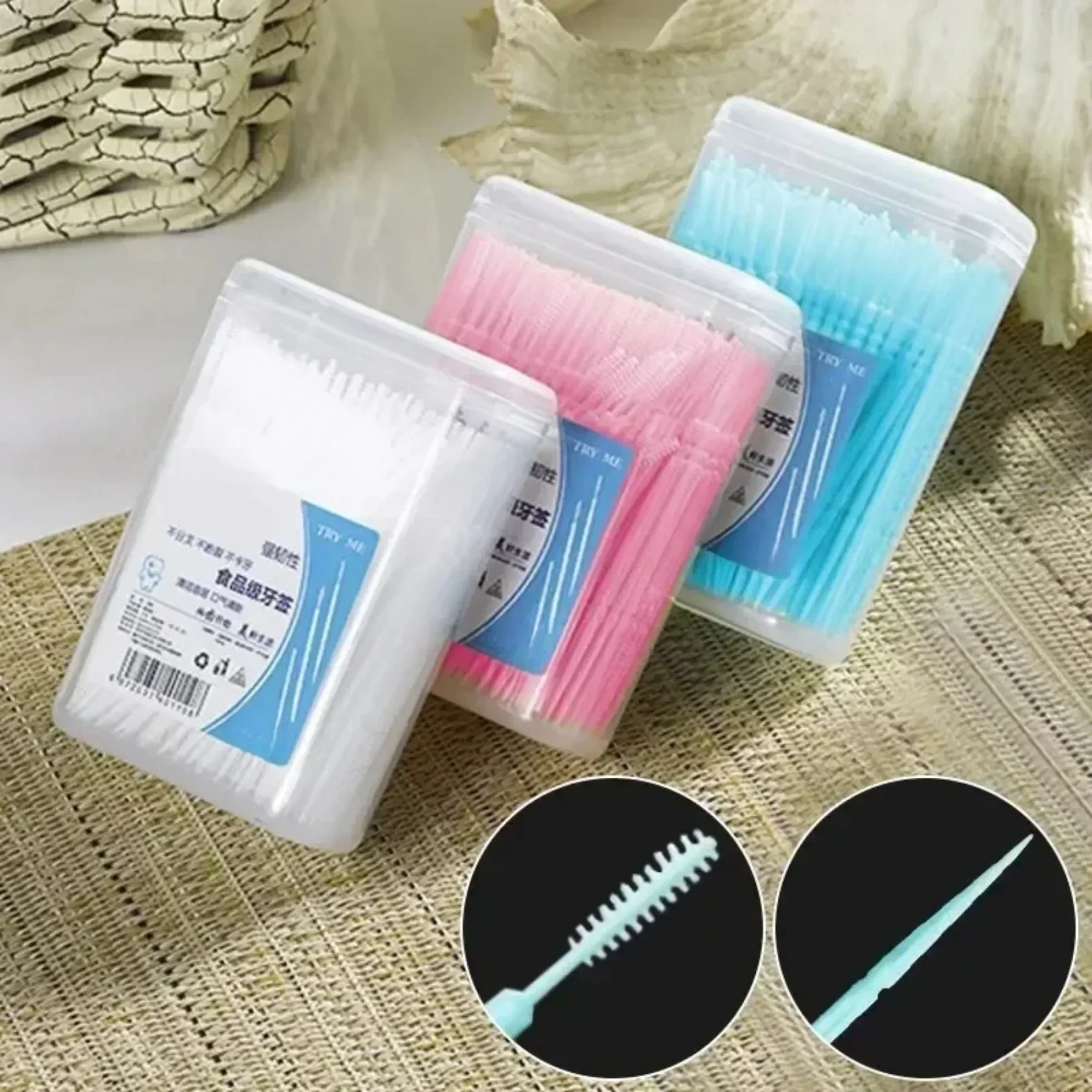 100 pièces de brossettes inter - Dental Floss Picks avis et prix