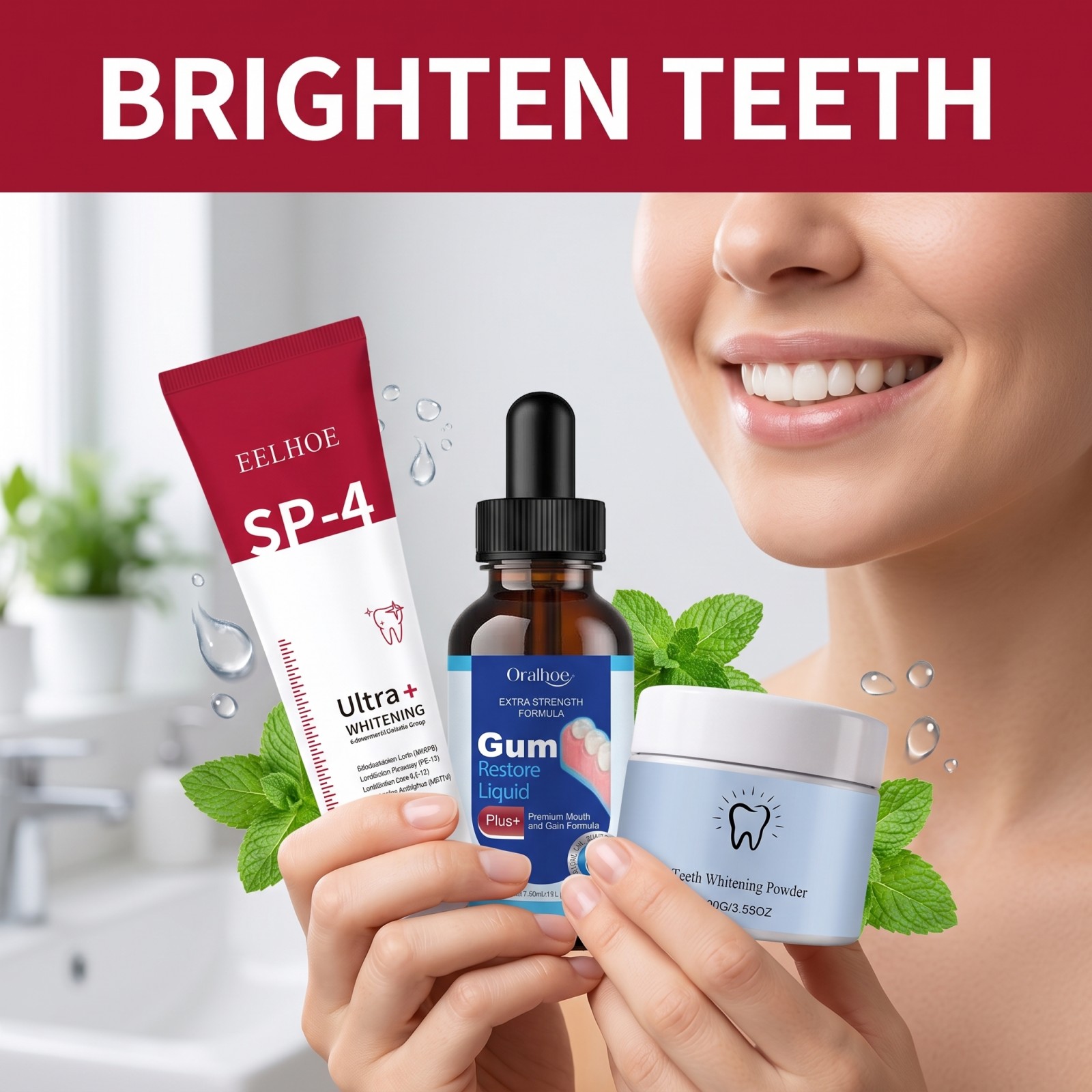 Kit de Soins Bucco-Dentaires C - Teeth Whitening Paste avis et prix
