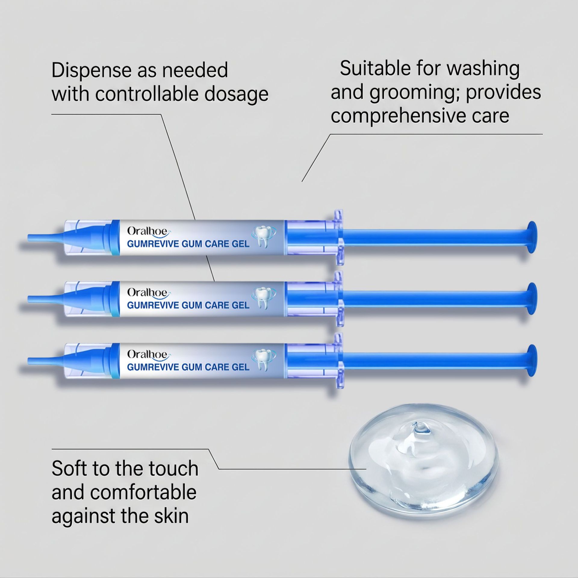 Kit de 3 seringues de gel Oral - Teeth Whitening Gel Syringes avis et prix