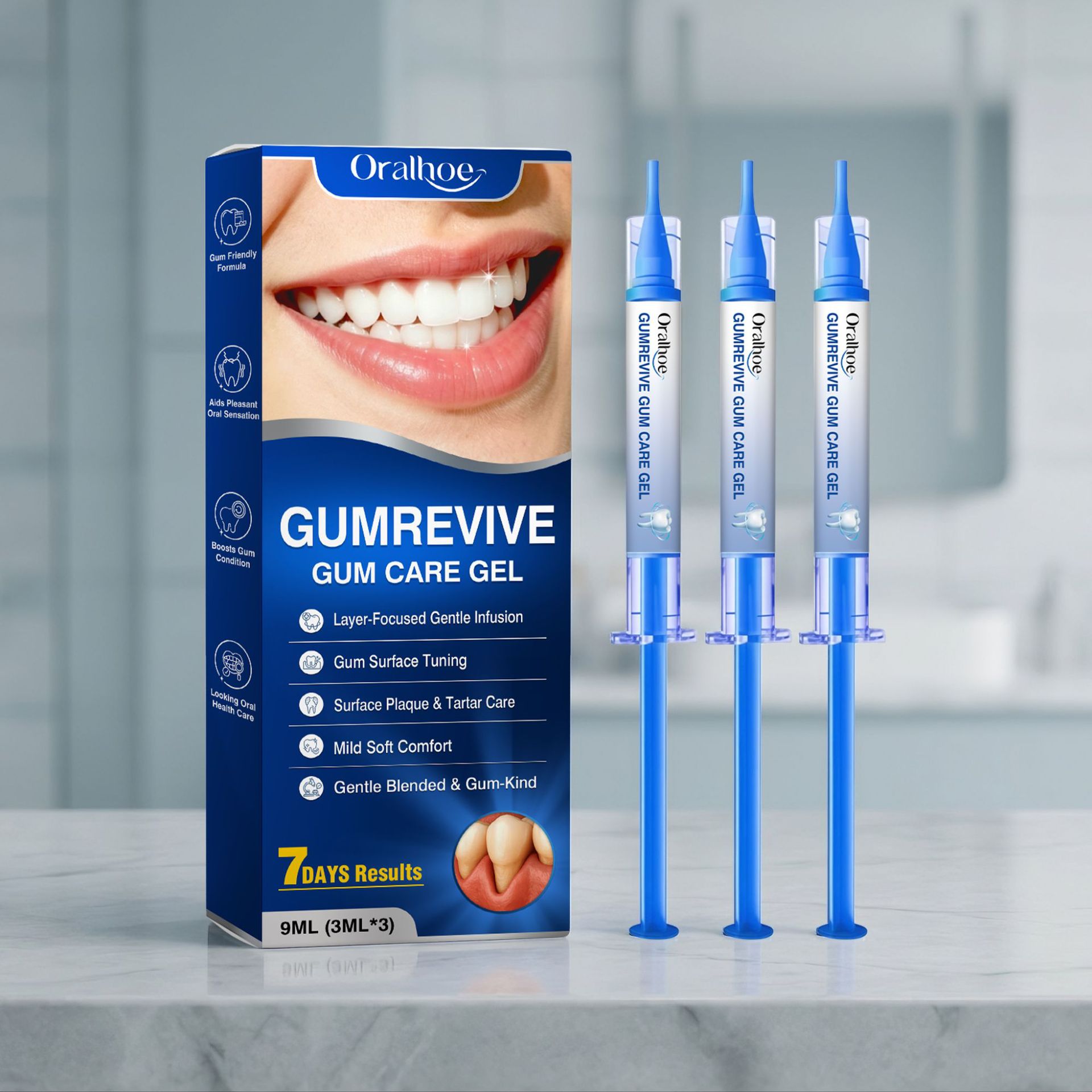 Kit de 3 seringues de gel Oral - Teeth Whitening Gel Syringes avis et prix