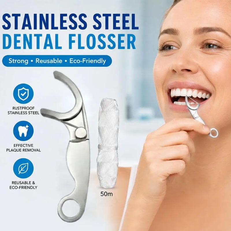 Cure-dents réutilisables en ac - Dental Floss Picks avis et prix