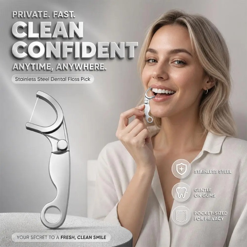 Cure-dents réutilisables en ac - Dental Floss Picks avis et prix