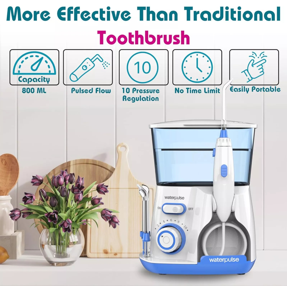Waterpulse V300 800ml hydropul - Water Flosser Cordless avis et prix
