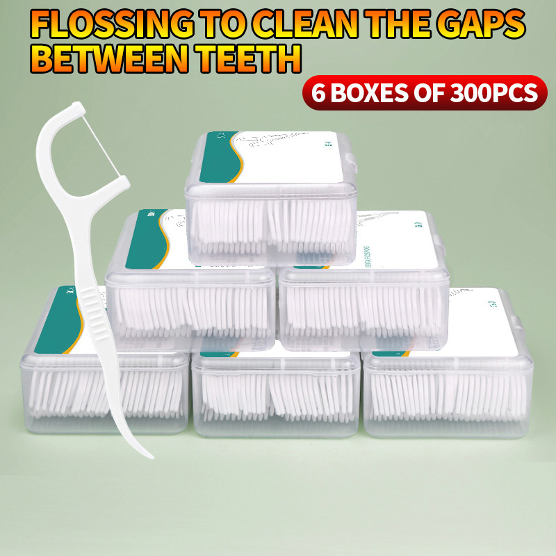300 pièces-bâton de fil dentai - Dental Floss Picks avis et prix