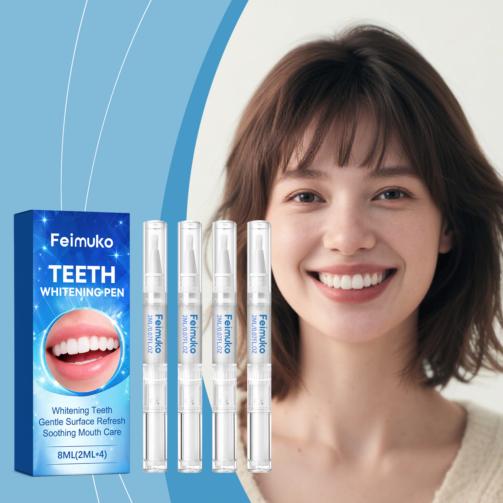Kit de blanchiment dentaire 4- - Whitening Pen Bleach avis et prix