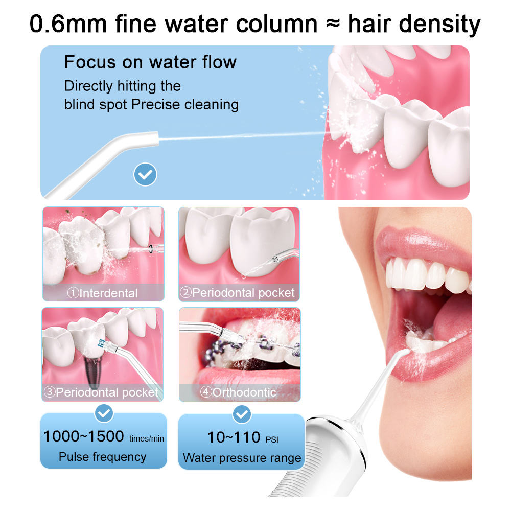 Hydropulseur portable sans fil - Water Flosser Cordless avis et prix
