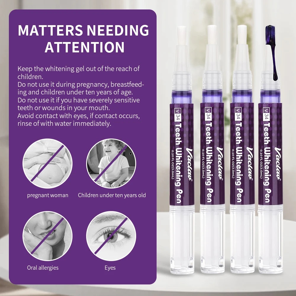Vaclav V34 stylo gel de blanch - Teeth Whitening Gel Pen avis et prix