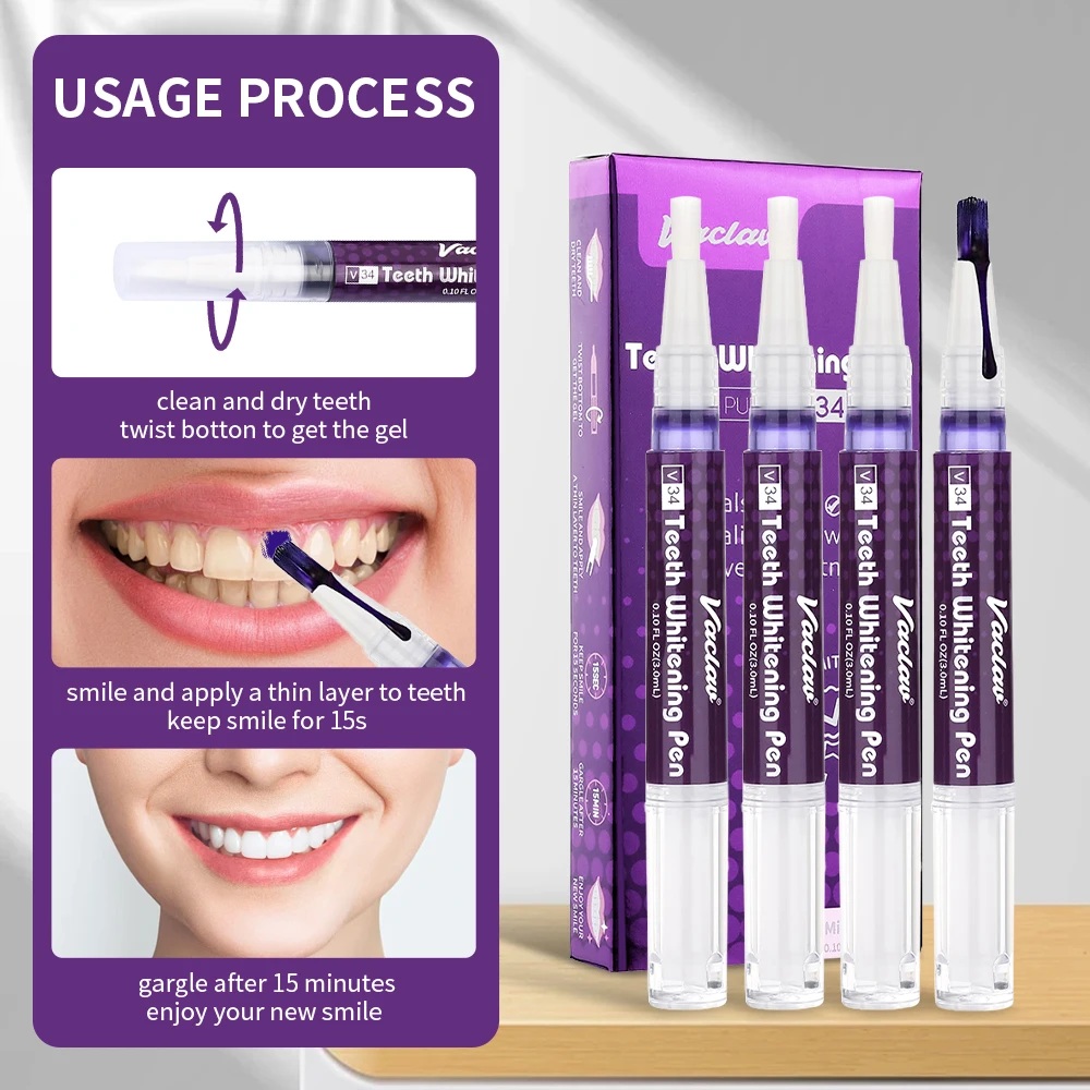 Vaclav V34 stylo gel de blanch - Teeth Whitening Gel Pen avis et prix